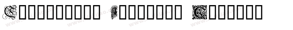 Ornamental Initials B字体转换